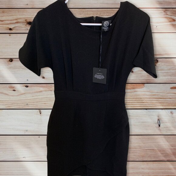 NWT Black Bobeau Dress Short Sleeve Size XSP - Picture 8 of 9